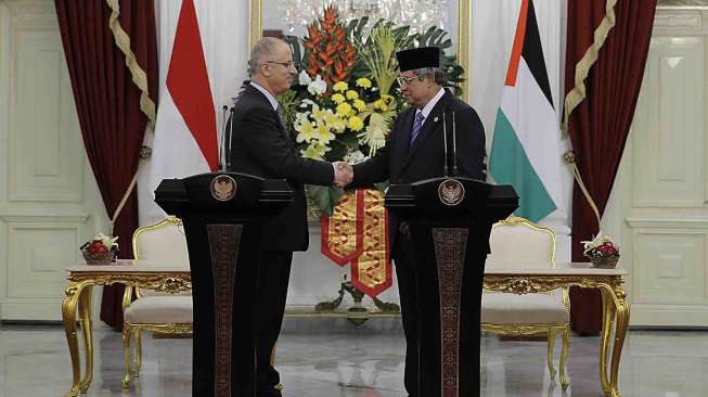 Presiden SBY Terima Kunjungan PM Palestina