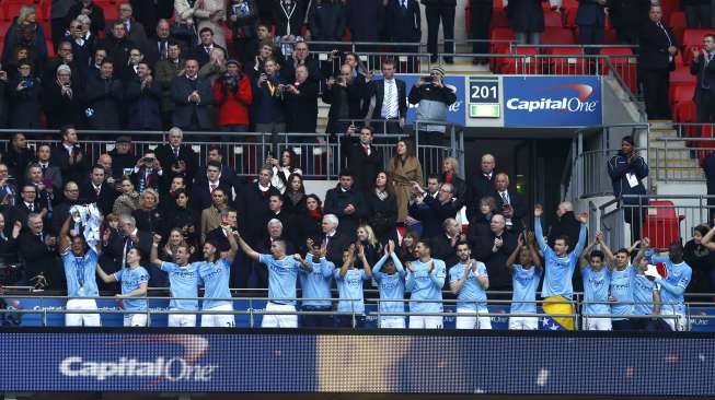  Bangkit di Babak Kedua, Manchester City Juara &quot;Capital One Cup&quot;