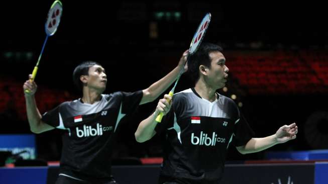 Ganda Putra Indonesia Hendra-Ahsan Melaju ke Final All England