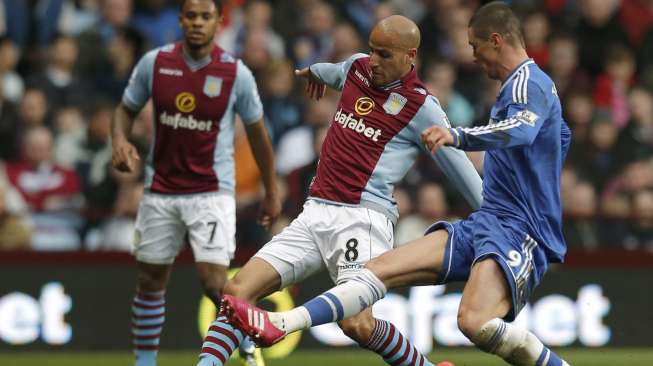 Babak 1, Chelsea Gagal Jebol Gawang Aston Villa