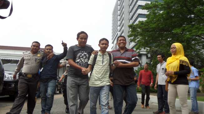 Demo Transjakarta di Pintu Kantor Jokowi, Mahasiswa HMI Diusir 