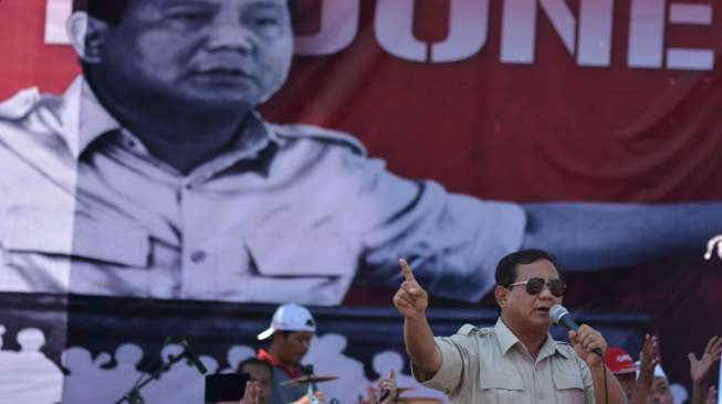 Prabowo Subianto Calon Presiden Tunggal Partai Gerindra