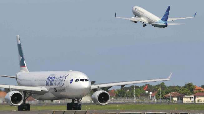 Ruang Udara Bandara Ngurah Rai Tertutup Debu Vulkanik