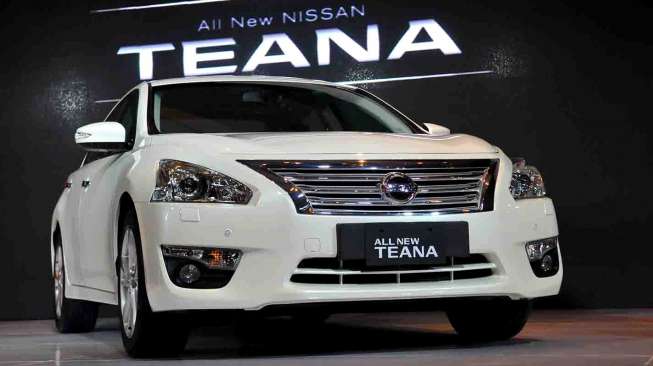 Sedan all-new Teana yang diluncurkan PT Nissan Motor Indonesia, Selasa (25/3/2014), di Jakarta. (Suara.com/Adrian Mahakam)