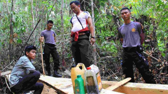 Jumlah Titik Panas di Provinsi Riau Menurun