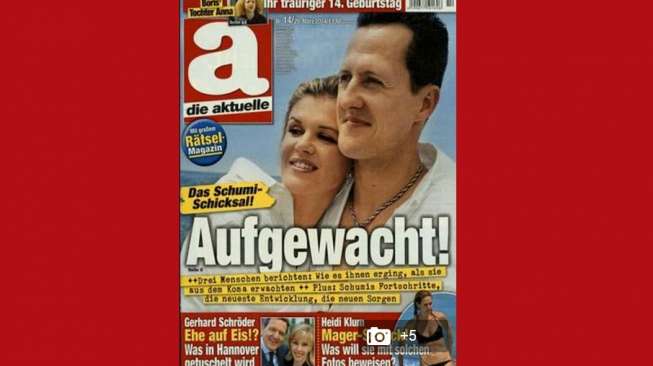 Pasang Foto Schumacher di Sampul, Majalah Jerman Dimaki Fans Schumi