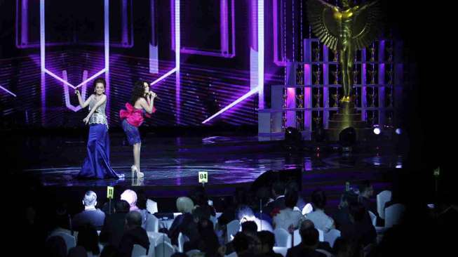 The 17th Annual Panasonic Gobel Awards di Jakarta Convention Centre, Sabtu (5/4). [suara.com/Adrian Mahakam]