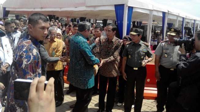 SBY Temui Jokowi Sepulang dari Timor Leste 