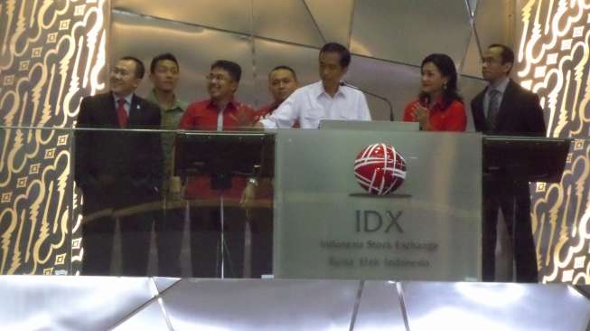 Jokowi Tutup Perdagangan Saham, IHSG Menguat 1 Persen