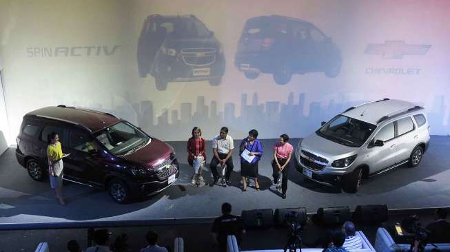 Peluncuran Chevrolet Spin Activ di Jakarta, Rabu (16/4). [suara.com/Bernard Chaniago]