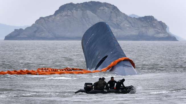 Penjaga Pantai Korsel Bantah Sejumlah Pemberitaan Soal Feri Sewol