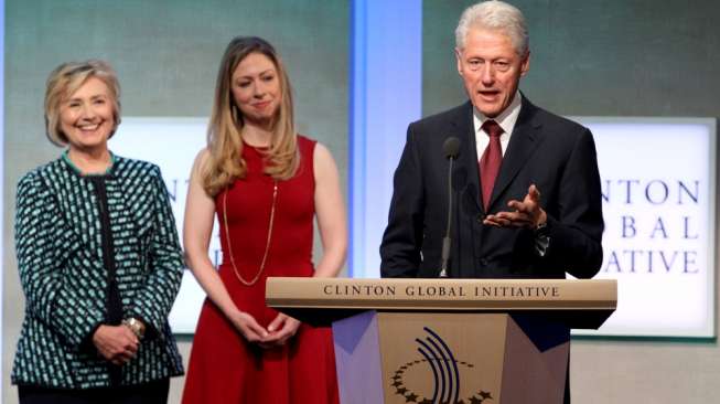 Survei: Bill Clinton Presiden Paling Dikagumi Rakyat AS