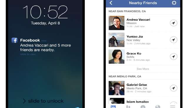 "Nearby Friends", Fitur Baru Facebook untuk Intip Lokasi Teman