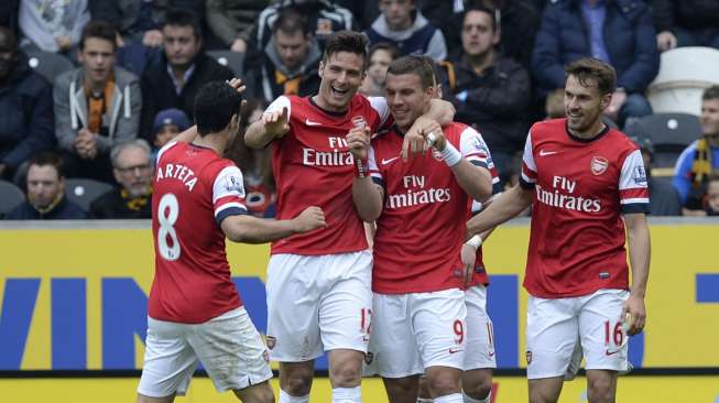 Susunan Pemain Arsenal vs Hull City