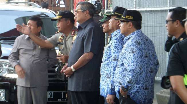 SBY Tanya Kemungkinan Helikopter Dikerahkan ke Pasar Senen