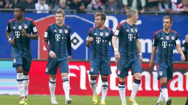 Bayern Tumbangkan Hamburg 4-1