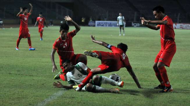 Myanmar Tumbangkan Indonesia 2-1 