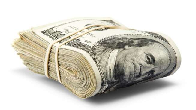 Ilustrasi uang dolar. (Shutterstock)
