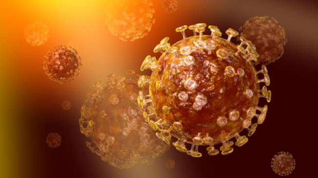 Ilustrasi virus penyebab MERS (Shutterstock).