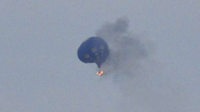 'Teror' Balon Udara, 5 Hektare Hutan Trenggalek Terbakar