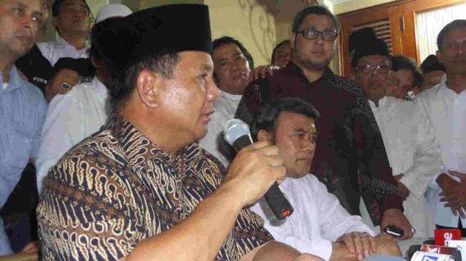 Rhoma Irama Resmi Dukung Prabowo 