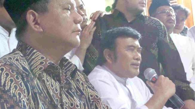Guyonan Prabowo Usai Rhoma Irama Mendukungnya