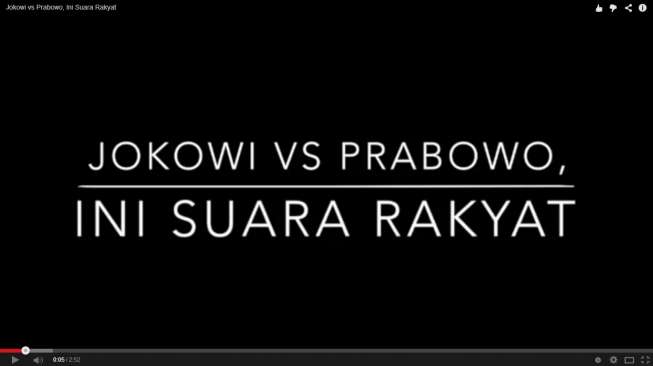 Video: Jokowi vs Prabowo, Ini Suara Rakyat