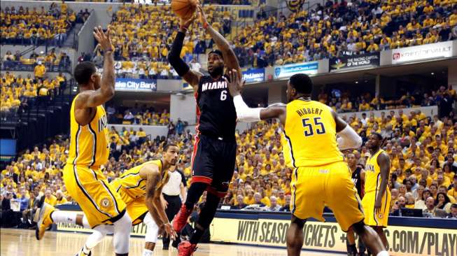 Kalahkan Pacers, Miami Heat Samakan Kedudukan