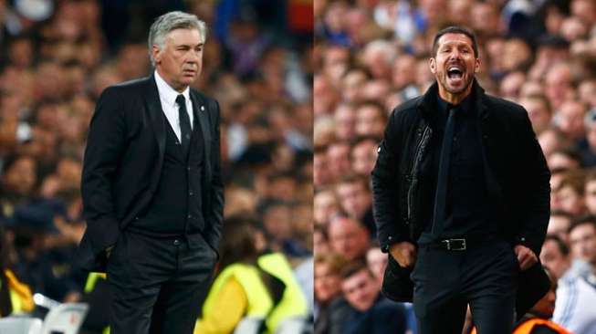 Formasi dan Susunan Pemain Real Madrid vs Atletico Madrid