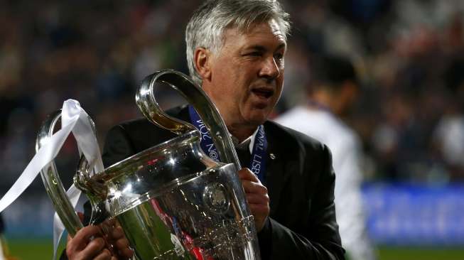 Pelatih Real Madrid Carlo Ancelotti {Reuters/Michael Dalder]