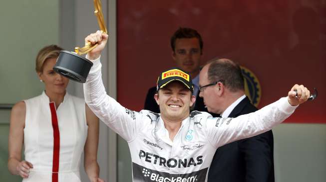 Juarai GP Monaco, Rosberg Geser Hamilton dari Puncak Klasemen