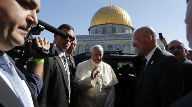 Kunjungi Israel, Paus Fransiskus Kedepankan Simbol-simbol Perdamaian