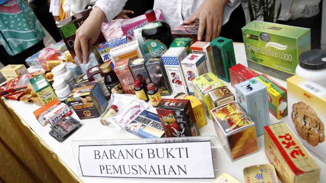 BPOM Sita Obat dan Makanan Ilegal Senilai Rp7,47 M