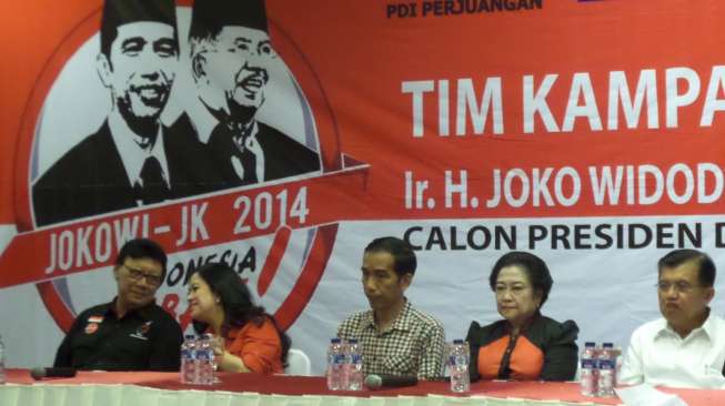 Takut "Digergaji", Jokowi-JK Satukan Komando Tim Pemenangan