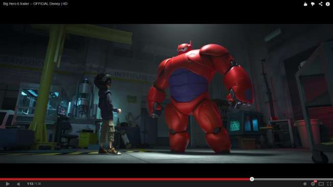 Video: Ini Dia "Big Hero 6", Film Pertama Disney-Marvel 