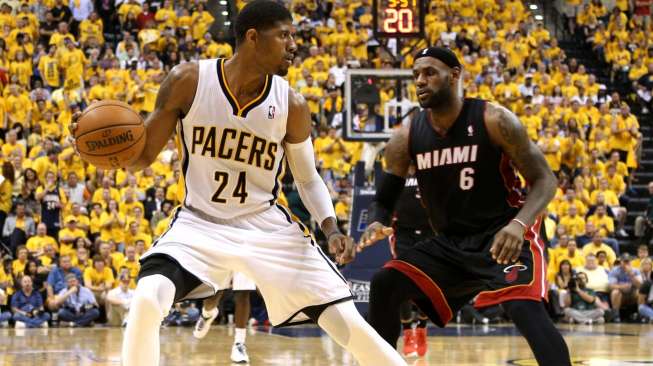 Dimotori Paul George, Pacers Tahan Laju Miami Heat