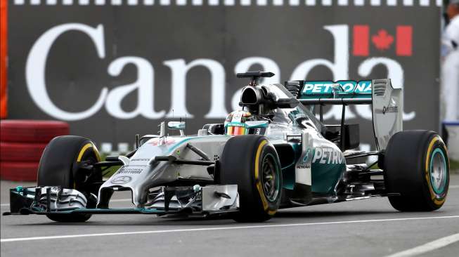 Hamilton dan Rosberg Tercepat di Sesi Latihan GP Kanada