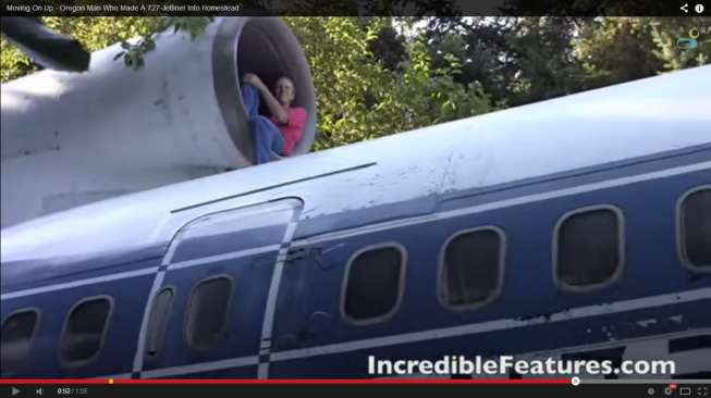 Video: Lelaki ini Ubah Pesawat Jadi Rumahnya