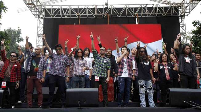 Lagu "Salam Dua Jari" Diciptakan untuk Jokowi-JK