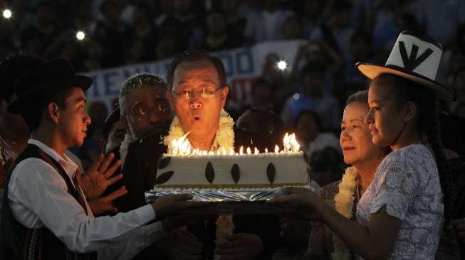 Ulang Tahun, Sekjen PBB Dapat Kue dari Bahan Kokain