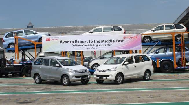 Toyota Avanza siap dikirimkan ke pasar internasional ke Timur Tengah. (Dok. Daihatsu Astra Motor)