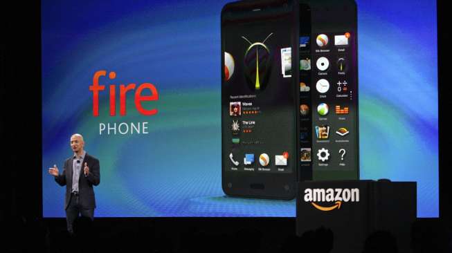 Amazon Luncurkan "Fire", Ponsel Berteknologi 3D