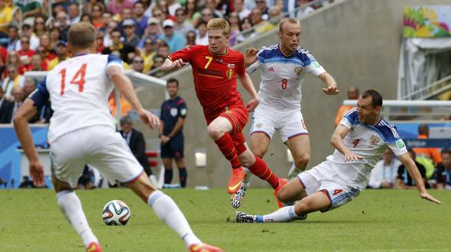 Babak I: Rusia dan Belgia Masih Sama Kuat