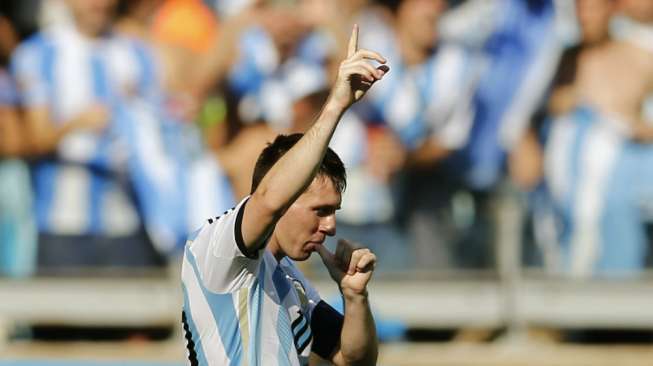 Menang 1-0, Messi Bawa Argentina ke-16 Besar  