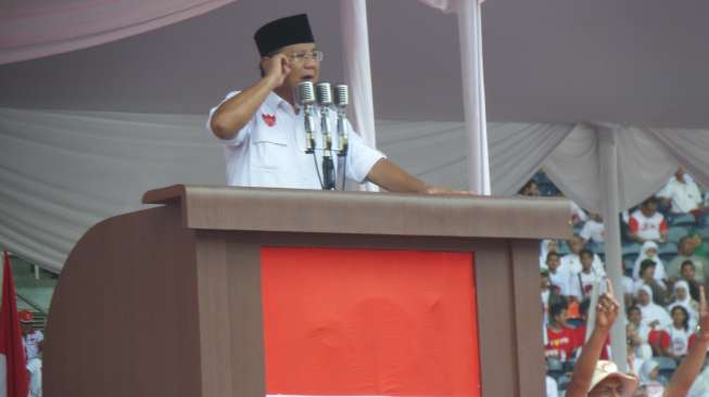 Prabowo Puji Pendukungnya yang Bermental Baja 