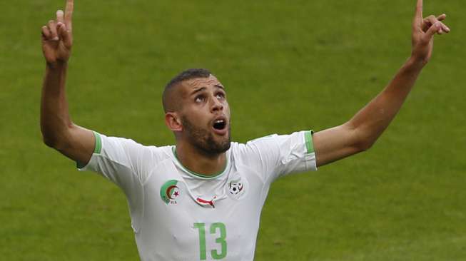 Slimani, "Man of The Match" Aljazair vs Rusia