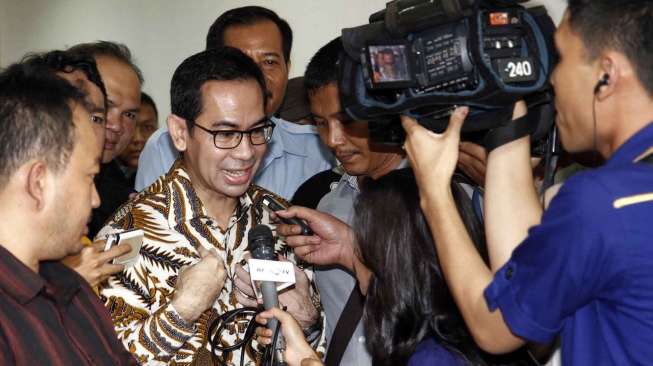 Tubagus Chaeri Wardhana alias Wawan divonis 5 tahun penjara dan denda 150 juta, terkait sengketa pilkada Lebak, Banten di Pengadilan Tindak Pidana Korupsi Jakarta, Senin (23/6). [suara.com/Adrian Mahakam]