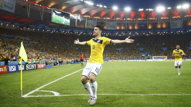  James Rodriguez [REUTERS/ Kai Pfaffenbach]