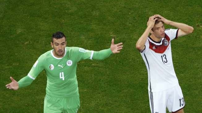 Jerman vs Aljazair Berlanjut ke Perpanjang Waktu 