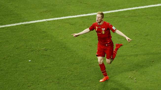 Menang 2-1, Belgia Tantang Argentina di 8 Besar